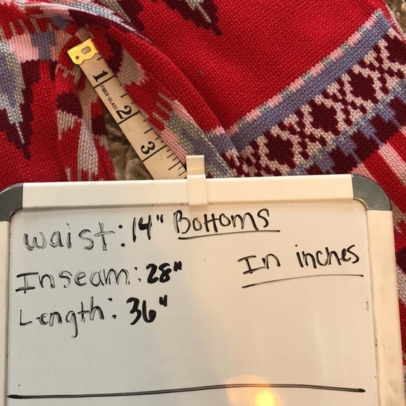 Victoria’s Secret Womens sleep in lounge wear leggings Aztec print size small - Picture 8 of 8